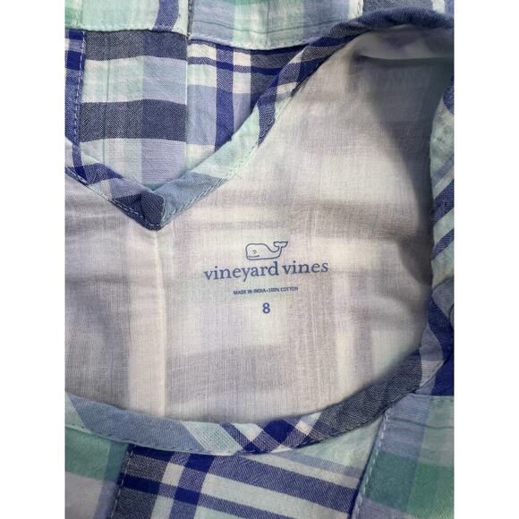 Lot Of 2 Vineyard Vines Girls 7/8 Dresses 100% Cotton Summer Coastal Beach - Picture 14 of 16